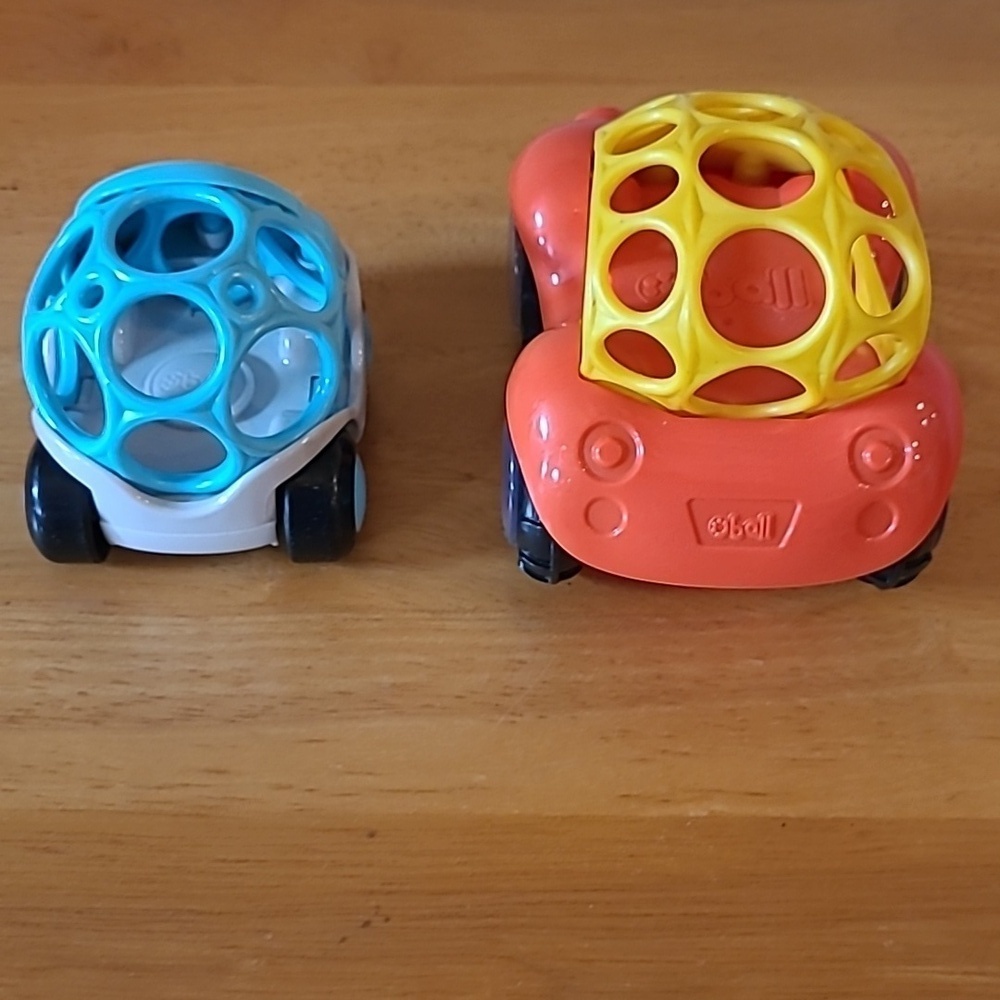 OBALL Easy Grasp Go Gripper & Rattle and Roll Sports Race Car, Set of 2 Cars - Picture 4 of 16